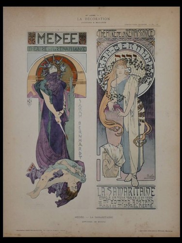 Affiches mucha medee - affiches, la