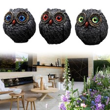 Gufo realistico statuina