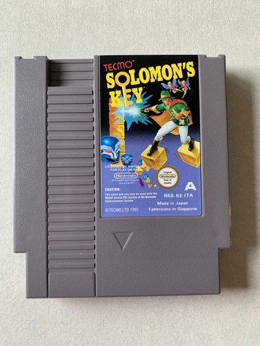 Solomon key nintendo nes - solomon's,