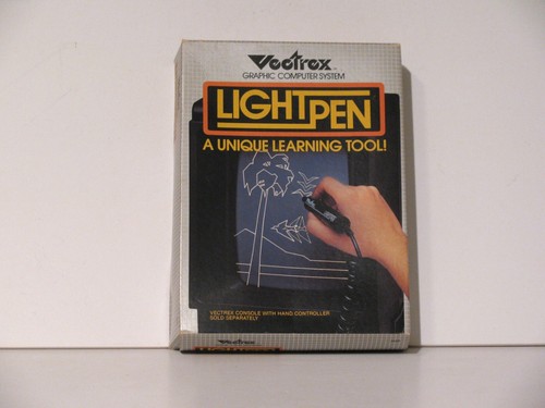 Vectrex light pen - light, con