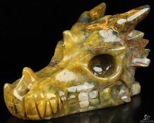 Teschio drago cristallo