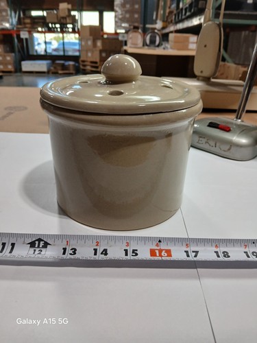 Crock coperchio gres - crock/coperchio,