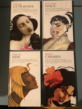 4 numeri di La Grande Opera Lirica (libretti + CD Audio). Verdi, Puccini, Bizet