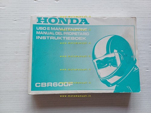 Honda cbr 600 1997 manuale - 600,