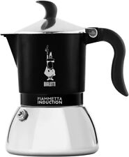 Bialetti moka caffettiera Fiammetta Induction 2 tazze induzione nera - Rotex