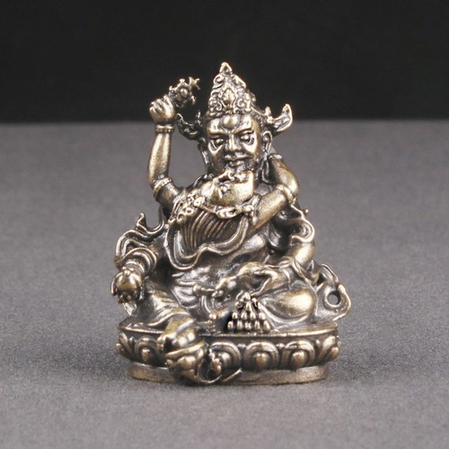 Statua buddha retrò ottone - statua,
