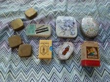 LOTTO LOT  BOX SCATOLE LATTA VINTAGE  MAGNIESIA BOROCILLINA BERTOLINI DIZIONARIO