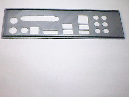 Shield plaque arriere - i/o,