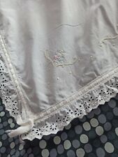 Antica Lenzuola singola neonato  solo sopra con federa