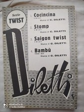 C. DILETTI "SERIE TWIST" - ALBUM 4 SPARTITI (1962) - ED. DILETTI - BOLOGNA