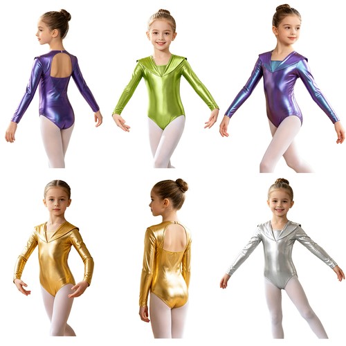 Body bambina body metallizzato