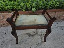 Antica Seduta Panchetto in Stile Barocco Vintage