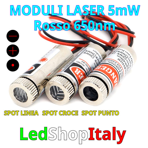 Modulo laser 650nm - rosso, diodo