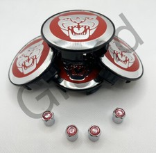Fits Jaguar Red Wheel Center