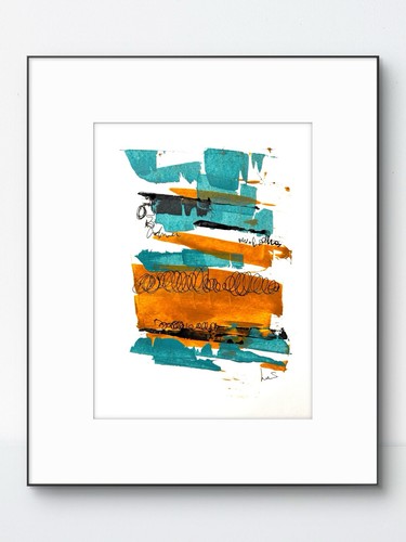 Carta originale astratta 9x12