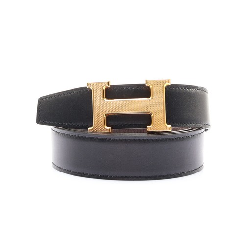 Hermes belt black brown - h,