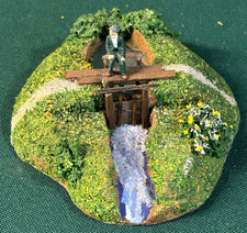 Scala HO Preiser #1074 Diorama Stream Dam VG+++ Creglingen, RS, Vaupe, Faller