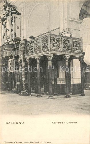 Salerno cattedrale ambone - cattedrale,