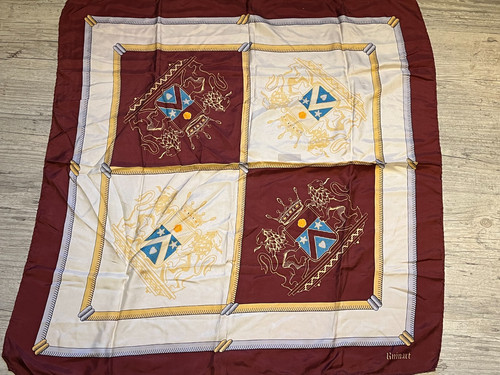 Foulard soie vintage - ,