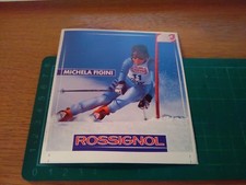 ADESIVO vintage  STICKER kleber sci ski rossignol michela figini 