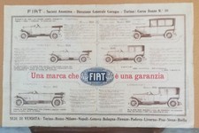 Manifestino Pubblicitario Fiat 501-505-510 Carta India - Circa 1925 Automobilia 
