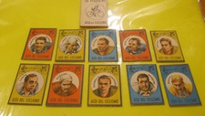 SET DI  10  FIGURINE ASSI DEL CICLISMO. COPPI ,BARTALI,CONTE,MARTINI,
