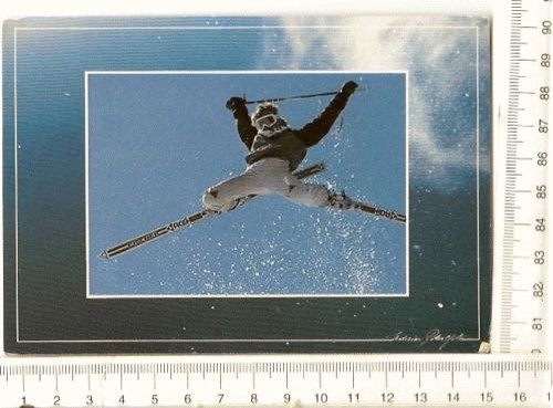 Cartolina epoca sci alpino - cartolina, d'epoca