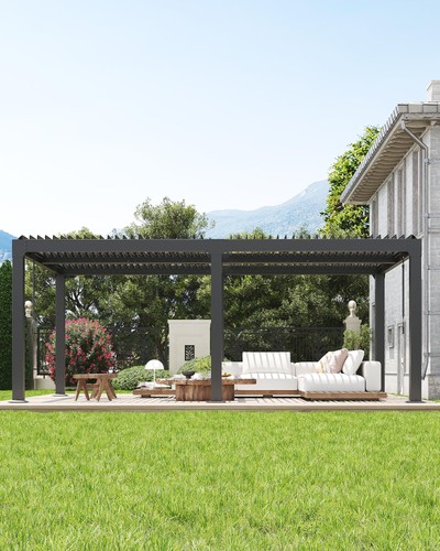 20ft aluminum pergola - x,