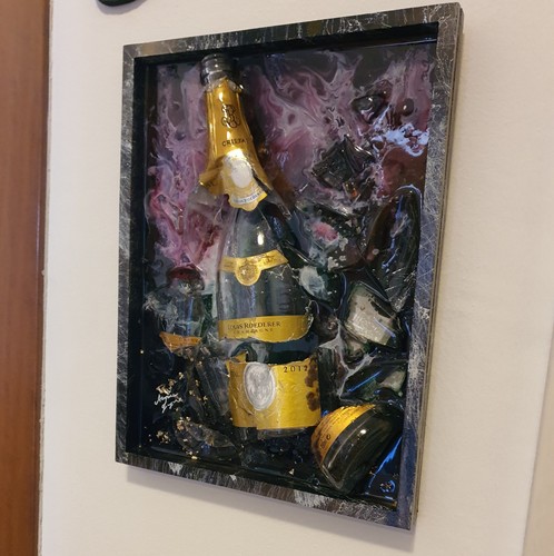 Quadro resina fatto mano - resina, a