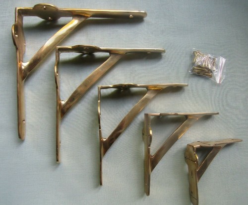 Coppia staffe supporto mensola - coppia,