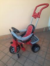 triciclo bimbo Feber rosso con maniglia 1-3 anni