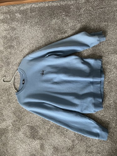 Felpa girocollo stussy acciaio - felpa,