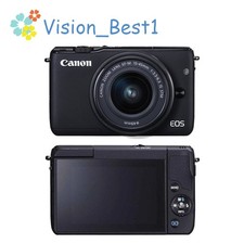 Canon EOS M10 fotocamera digitale mirrorless con obiettivo 15-45 mm nero