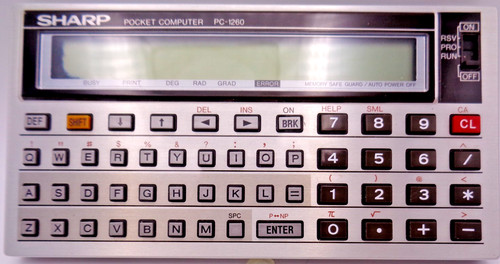 Sharp pocket computer 1260 - pocket, pc-1260