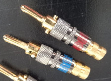 2 CONNETTORI PLUG BANANA  Thender 51-096 S Spina a banana professionale