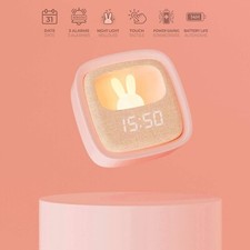 Sveglia Digitale per Bambini e Lampada Billy Clock con Coniglietto Soft Touch -