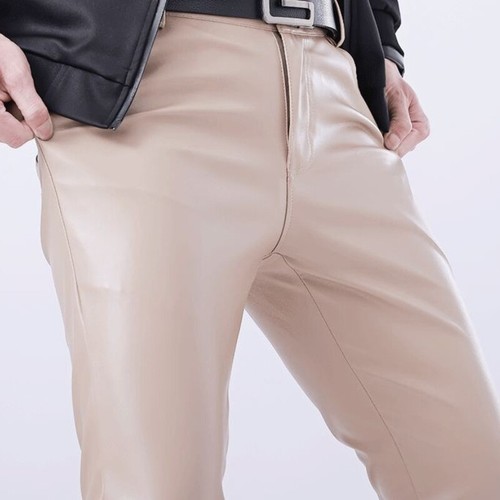Pantaloni finta pelle da - finta,