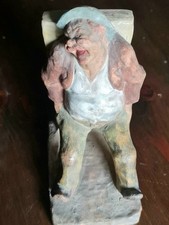 COPPIA SCULTURE ANGELO MINGHETTI - MOLTO RARO