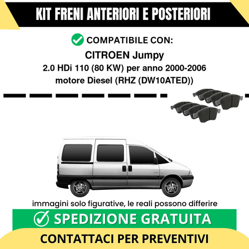 Pastiglie freno ant - ant, post