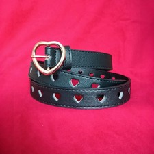 Cintura Nera Donna Cuori &