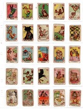 figurine anteguerra LOTTO FIGURINE CARTE DA GIOCO UMORISTICHE