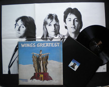 LP PAUL McCARTNEY & THE WINGS GREATEST 1978 ITALY + INNER + DOPPIO POSTER