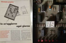 rivista radio elettronica anni 80 calendario perpetuo scheda filata