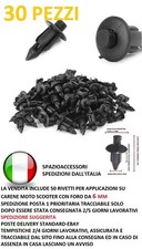 30 Rivetti Plastica 6 MM Moto