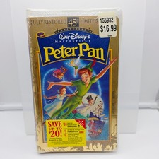 Peter Pan VHS 1991 Animation