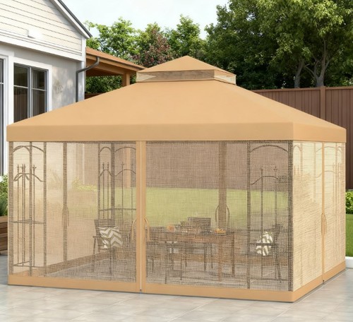 Outdoor double roof gazebo - outdoor,