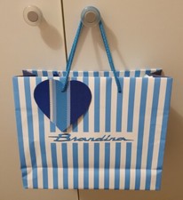 shopper bag brandina sacchetto sporta regalo borsa nuova confezione portachiavi