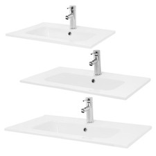 Lavabo da incasso in ceramica