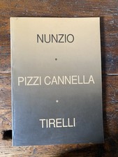 Autografato Peyré Y. Nunzio - Pizzi Cannella - Tirelli Paris Galerie di Meo 1992