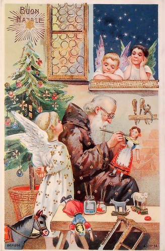 Cartolina vintage artista - cartolina,